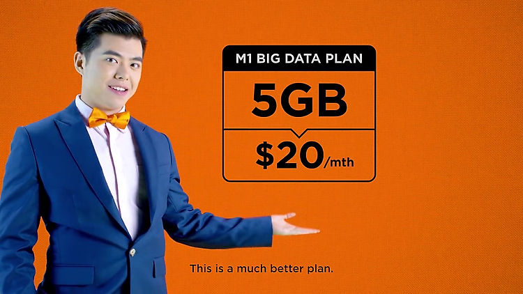 M1 Big Data Plan - 5GB At 20Mth And More
